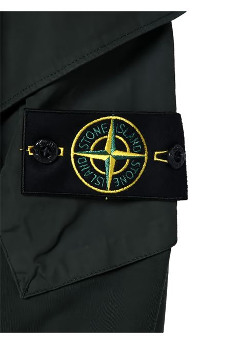 felpa brushed organic cotton fleece uomo ginepro STONE ISLAND | K2S15 6100008 S0A20V005E